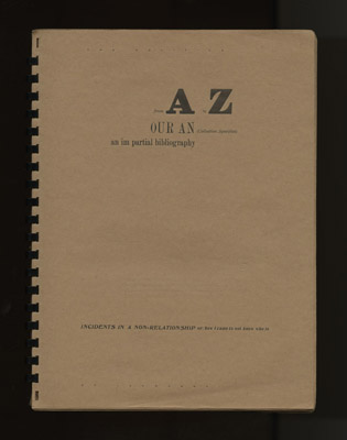 From A to Z (1977) book cover