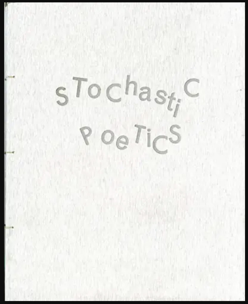 Stochastic Poetics (2012) book cover